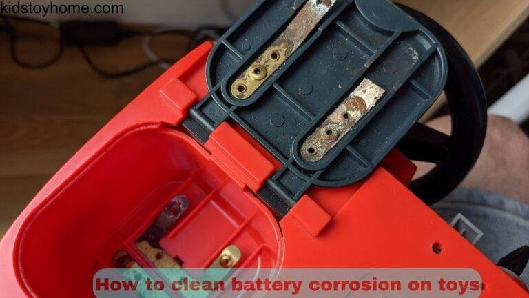 How to clean battery corrosion on toys