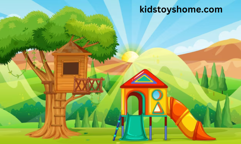Tree Houses with Slides