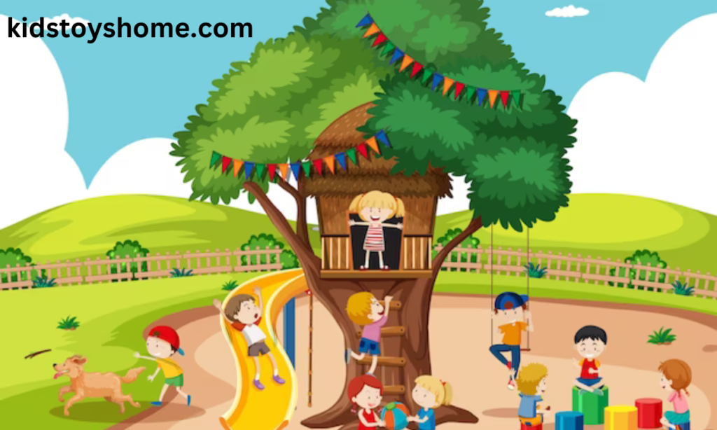 Tree Houses with Slides