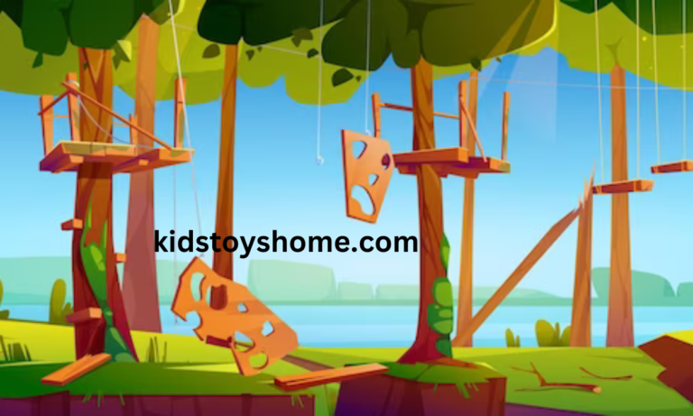Bear Cave Lodge Swing Set