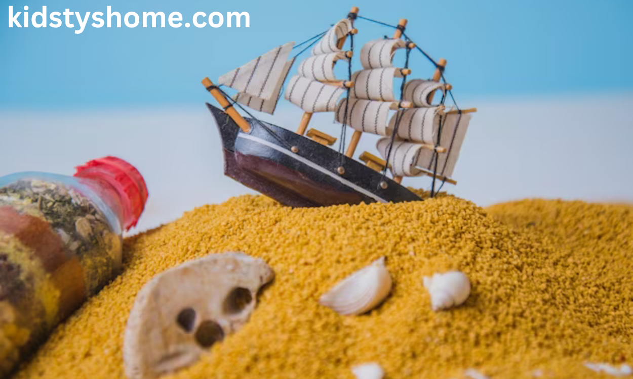 Q Toys - Wooden Pirate Ship main image 1