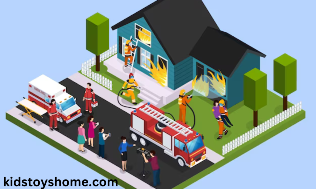 fire truck playground equipment