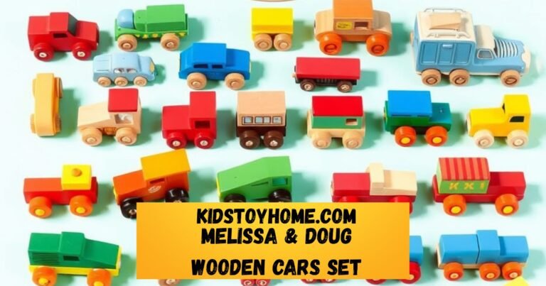 Melissa & Doug Wooden Cars Set