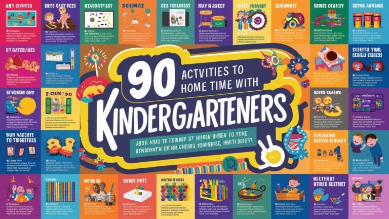 fun things to do at home with kindergarteners