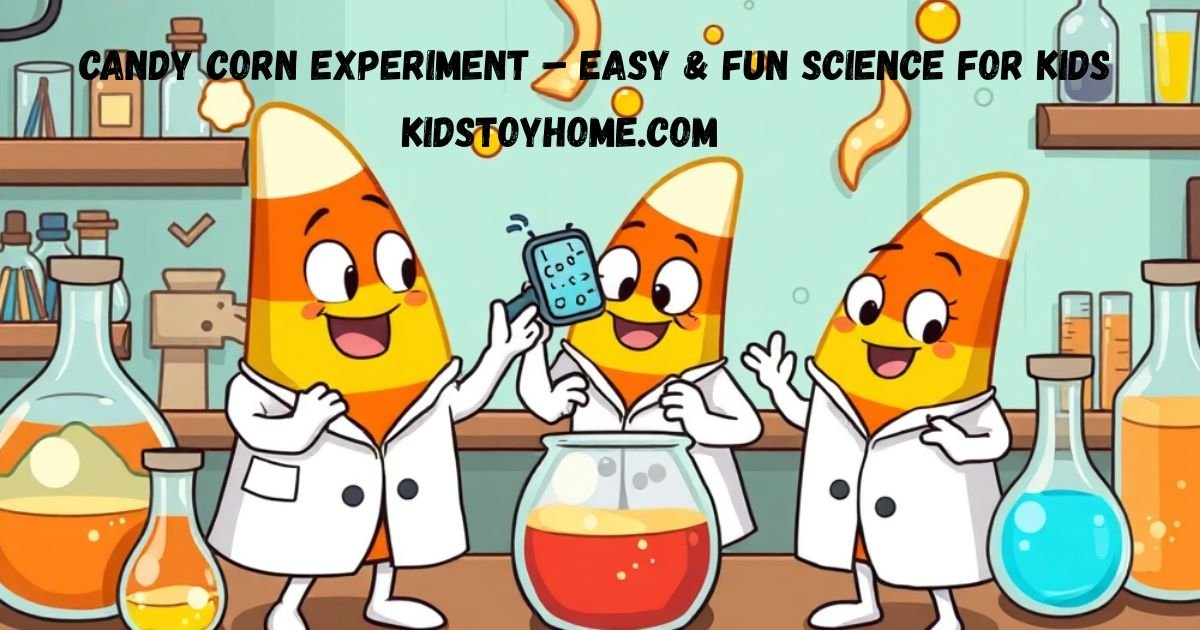 Candy corn experiment for kids